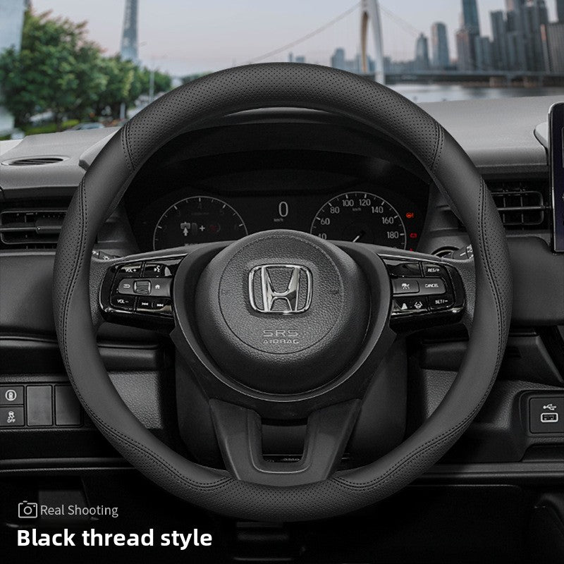 Cubierta del volante del coche Honda de cuero genuino ultrafino