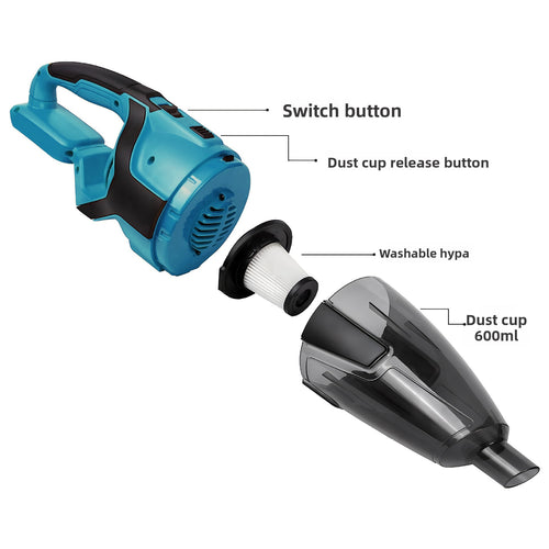 Aspirador inalámbrico para coche
