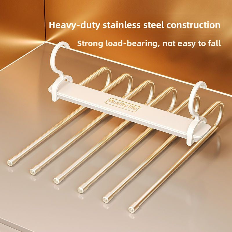 Folding Pants Rack Multi-Layer Non-Slip Hanger