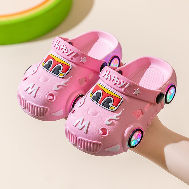Zapatillas luminosas de dibujos animados para niños