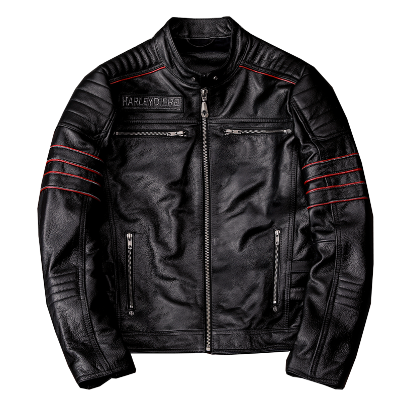 Chaqueta de moto de cuero