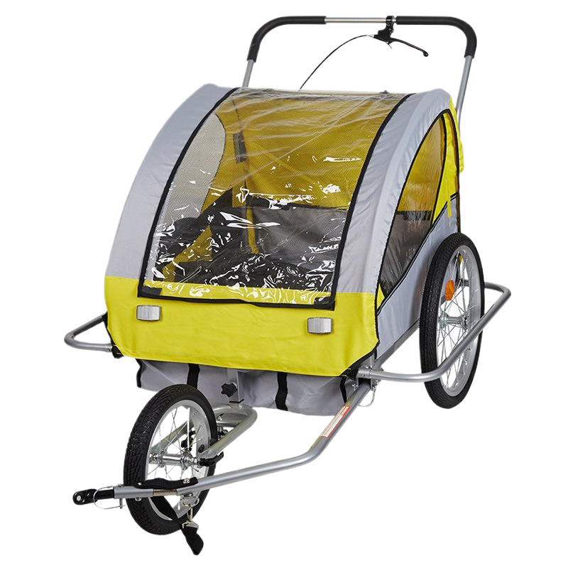 Remolque plegable para mascotas en bicicleta para viajes al aire libre