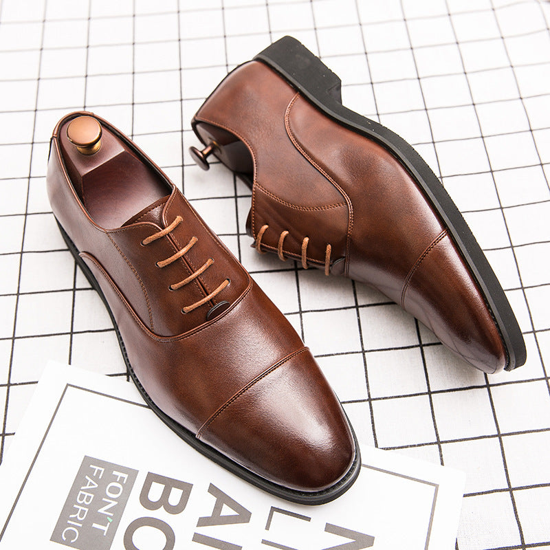 Zapatos de cuero de negocios