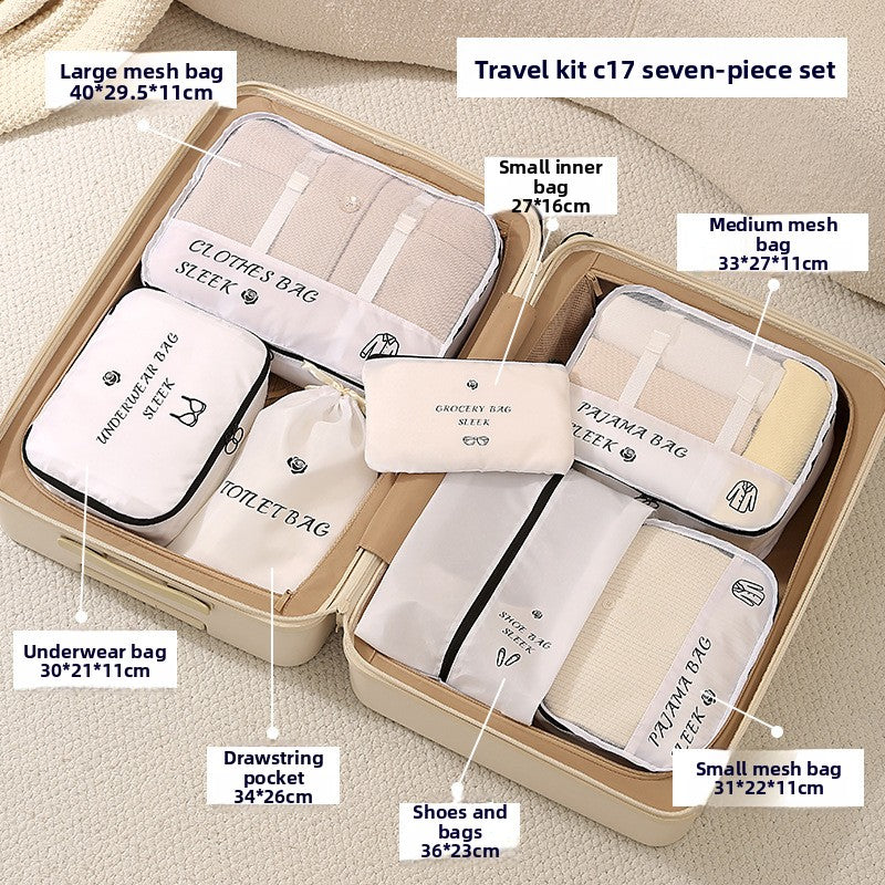 Juego de bolsas organizadoras de viaje multifuncionales