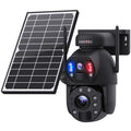 Cámara de seguridad solar con zoom óptico de 20X
