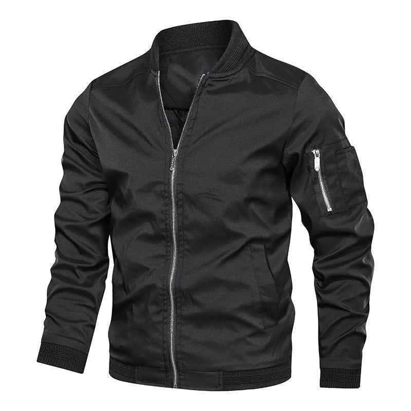Mens Slim Fit Baseball Jacket