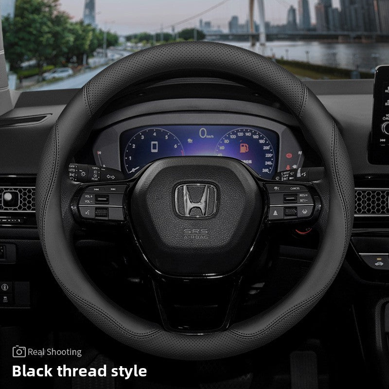 Cubierta del volante del coche Honda de cuero genuino ultrafino