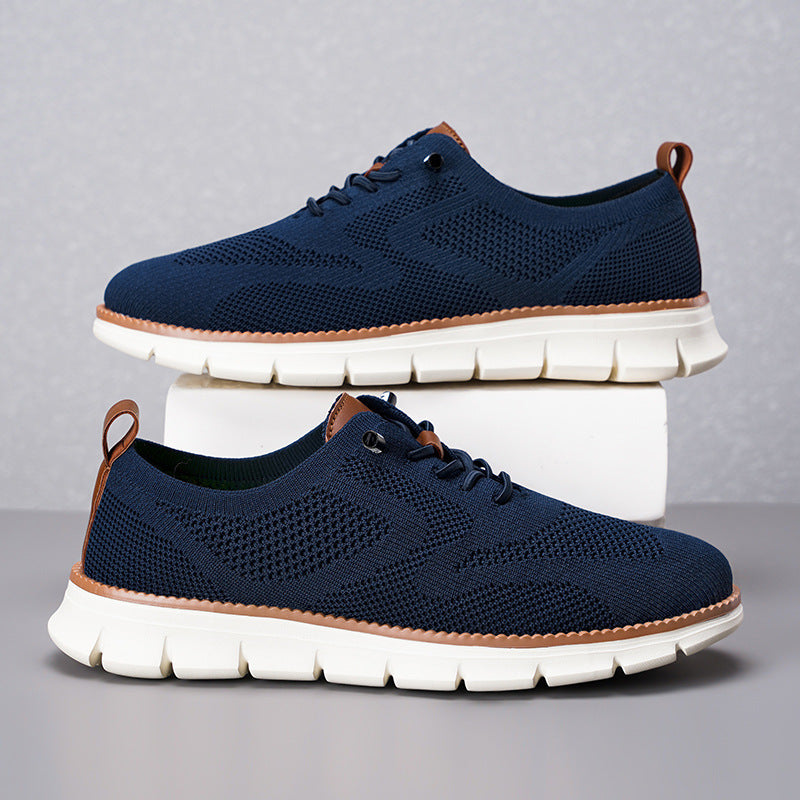 Zapatos deportivos sin cordones transpirables para hombre