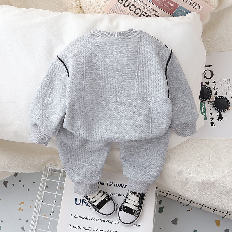 Conjunto de dos piezas de manga larga para niños