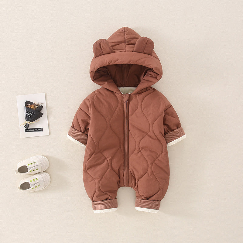 Mono de algodón de invierno para bebé