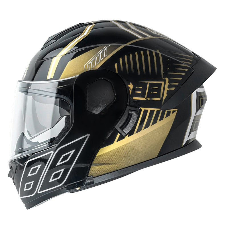 Casco de motocicleta de cara abierta