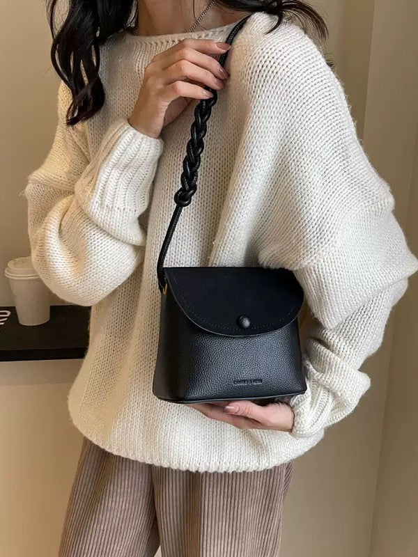 Bolso bandolera de cubo retro