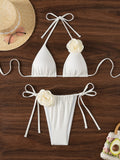 Floral Print Bikini Swimsuit Set