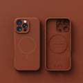 Funda delgada magnética para teléfono líquido para iPhone