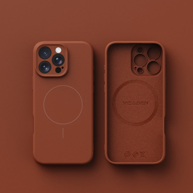 Funda delgada magnética para teléfono líquido para iPhone