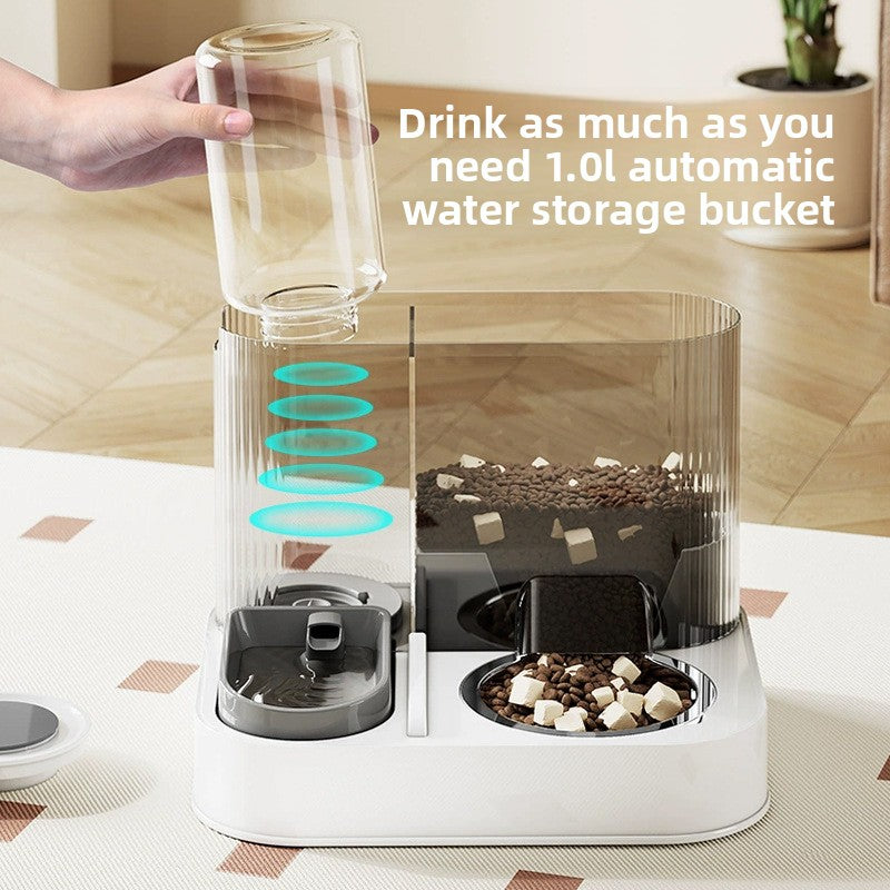 Combo automático de comedero para mascotas y dispensador de agua