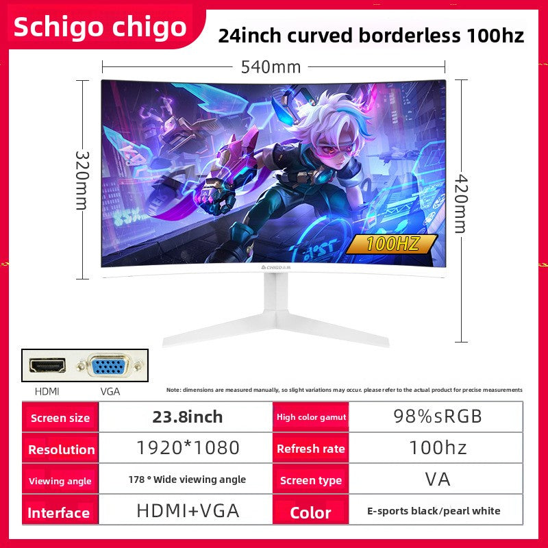 Monitor de ordenador curvo