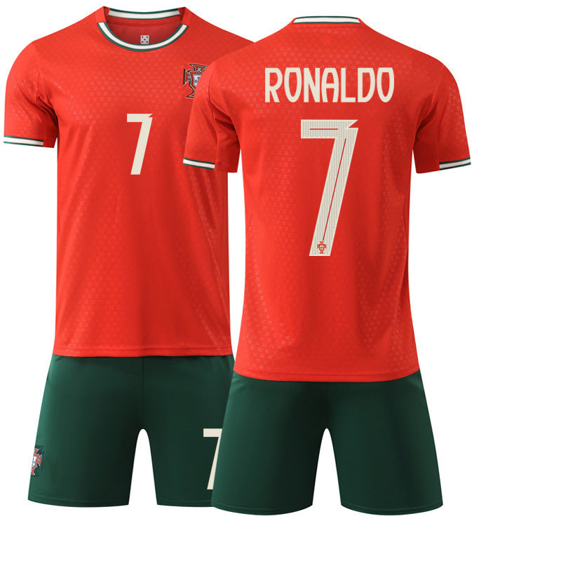 Uniforme deportivo de camiseta de fútbol de Portugal