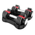 Adjustable Dumbbell Set for Home Fitness Training