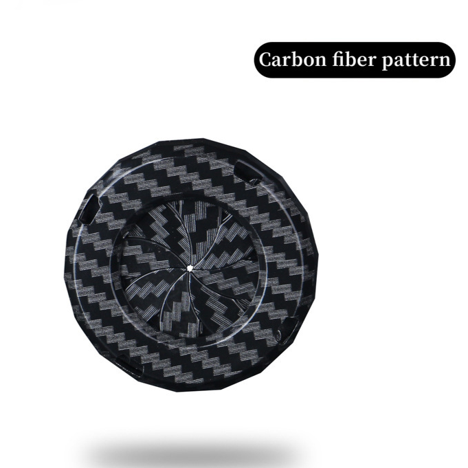 Cubierta del botón de encendido del coche de fibra de carbono