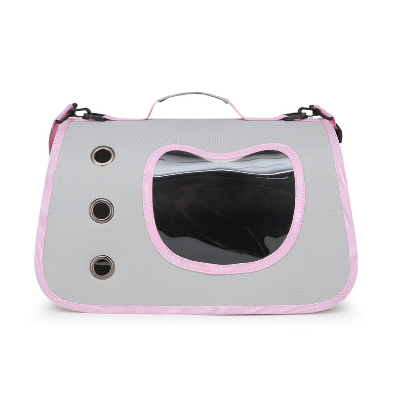 Mochila transparente para mascotas