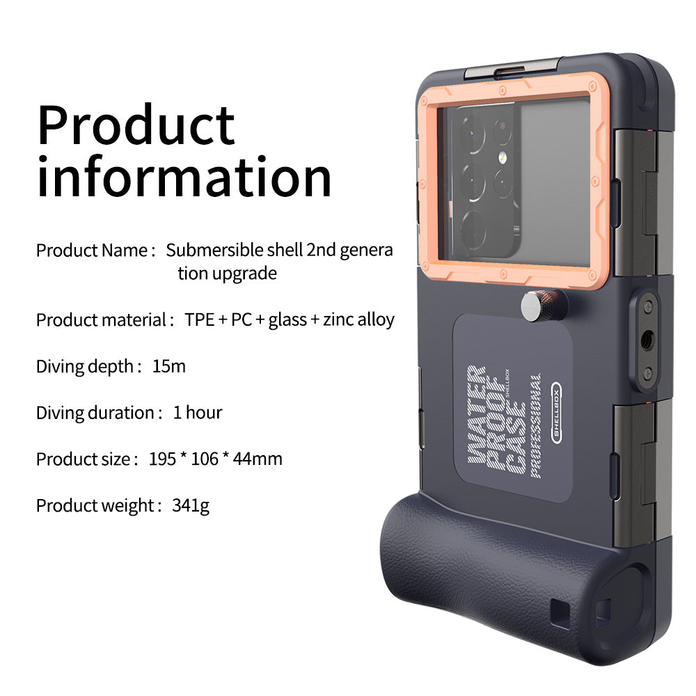 Funda universal impermeable para teléfono para fotografía submarina