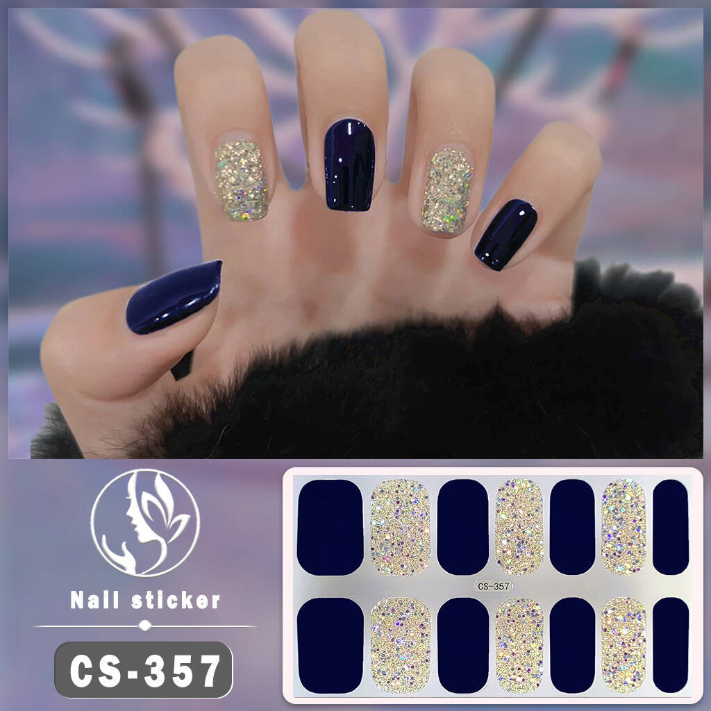 Pegatinas de uñas de gel Calcomanías de manicura impermeables