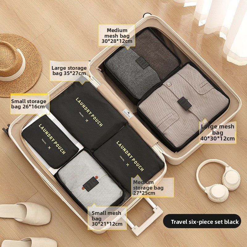 Juego de bolsas organizadoras de viaje multifuncionales