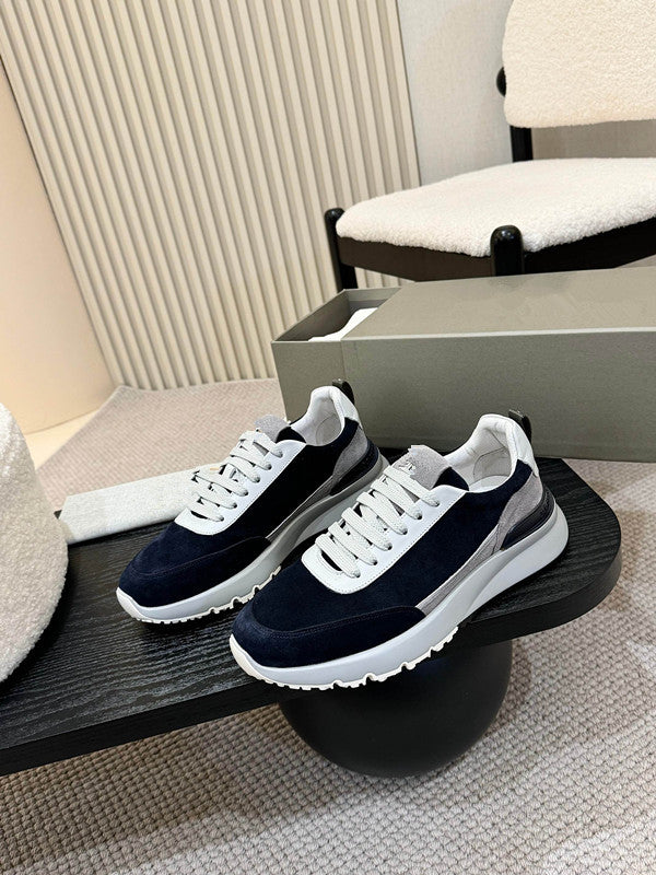 Zapatillas deportivas casuales de cuero para hombre