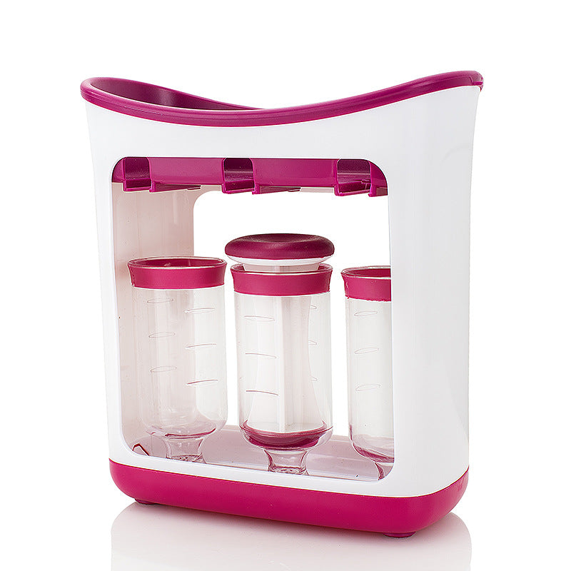 Dispensador manual de puré de comida para bebés