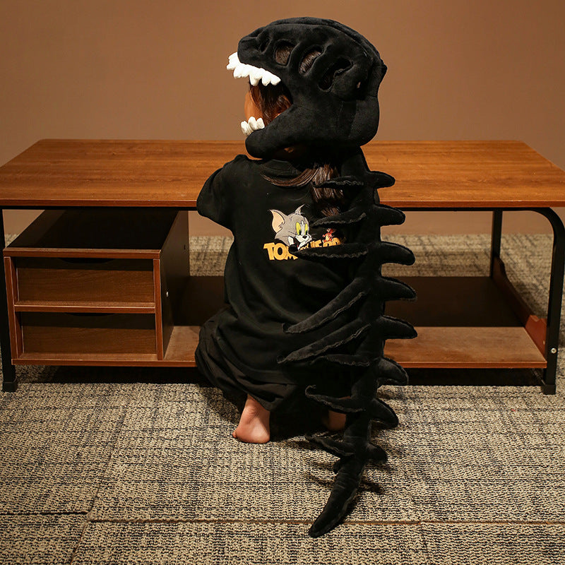 Peluche de esqueleto de dinosaurio