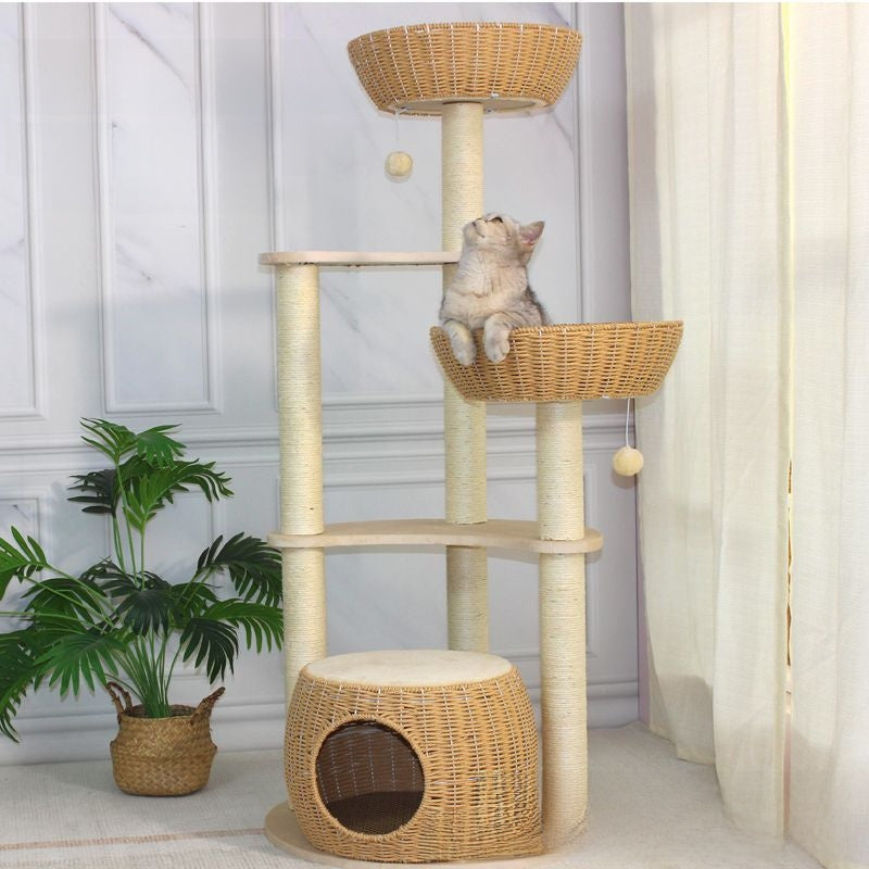 Torre de escalada para gatos