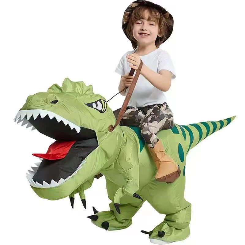 Disfraz inflable de dinosaurio