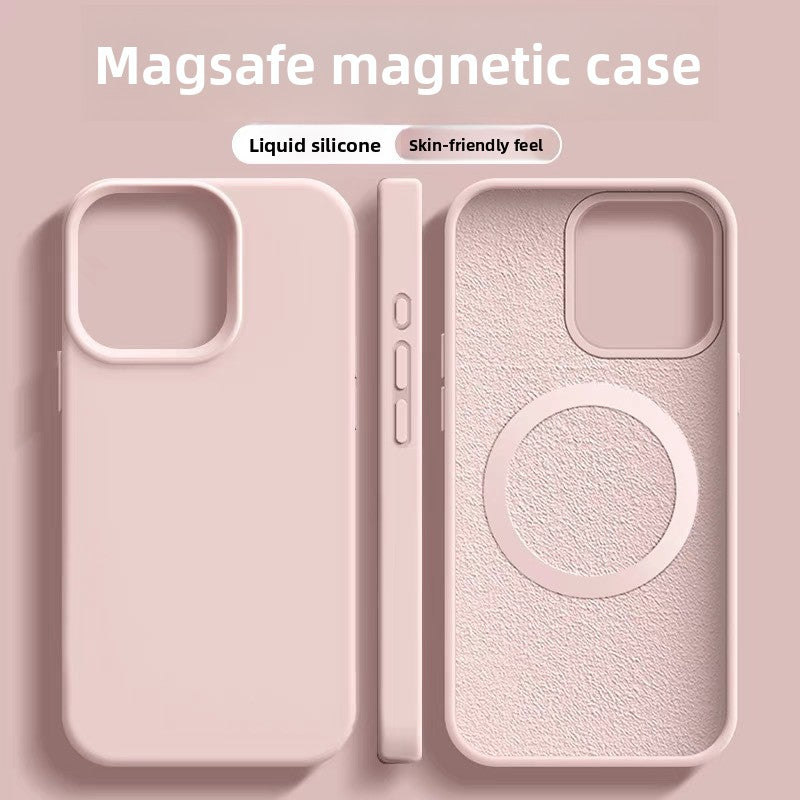 Liquid Silicone Magnetic Phone Case for iPhone