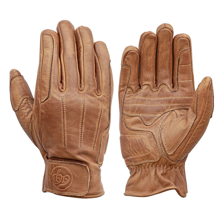 Guantes de motocicleta desgastados vintage