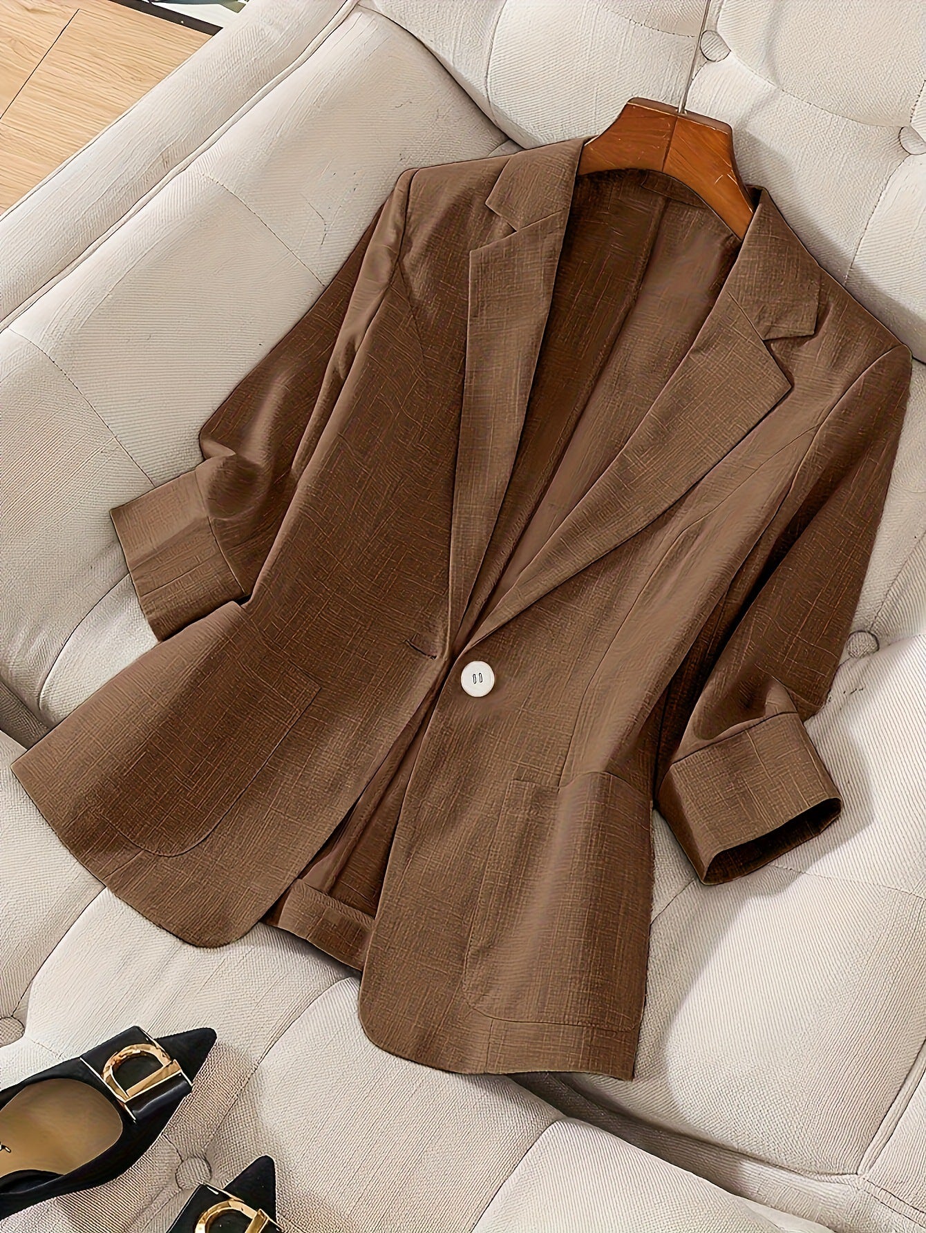 Women's Slim-Fit Blazer Jacket