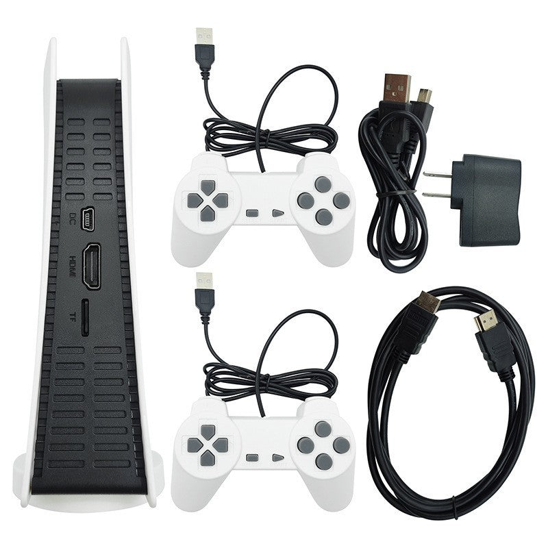 Consola de juegos retro nostálgica con conectividad de TV