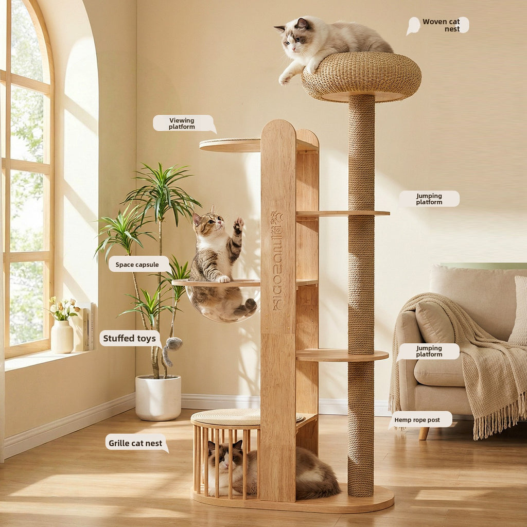 Torre de escalada para gatos