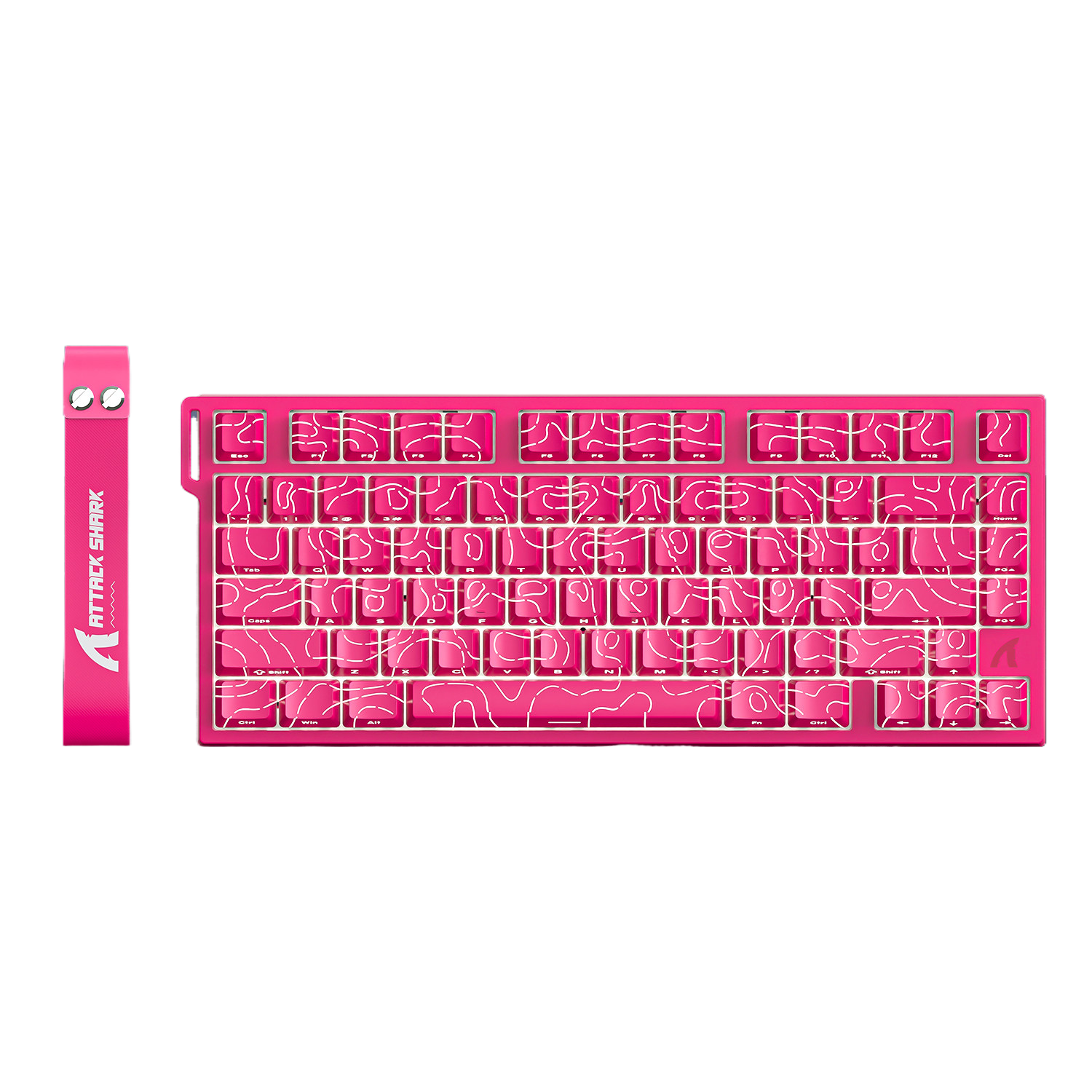 Teclado mecánico de eje magnético Attack Shark R82
