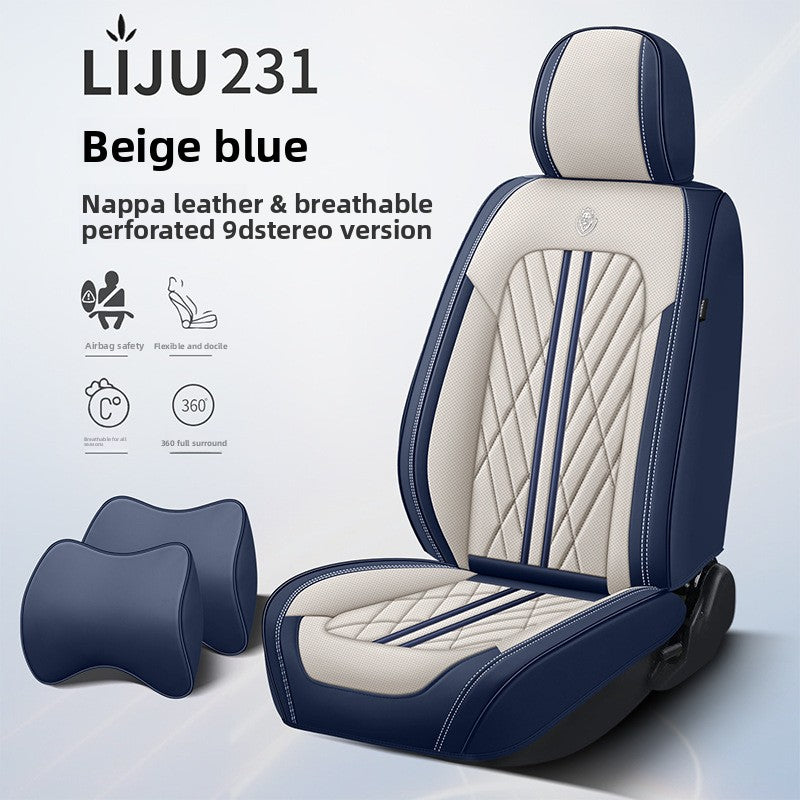 Funda universal para asiento de coche de cuero napa