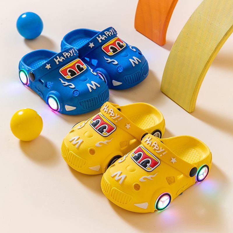 Zapatillas luminosas de dibujos animados para niños