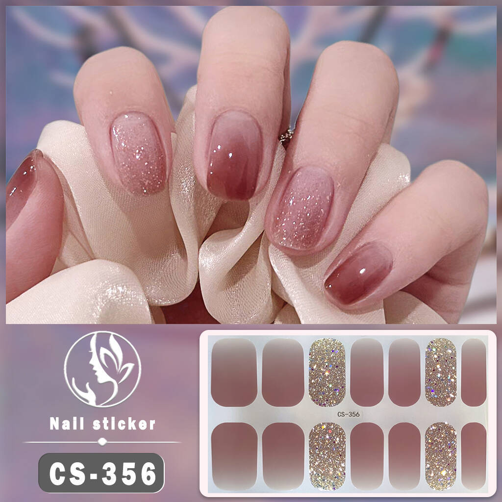 Pegatinas de uñas de gel Calcomanías de manicura impermeables