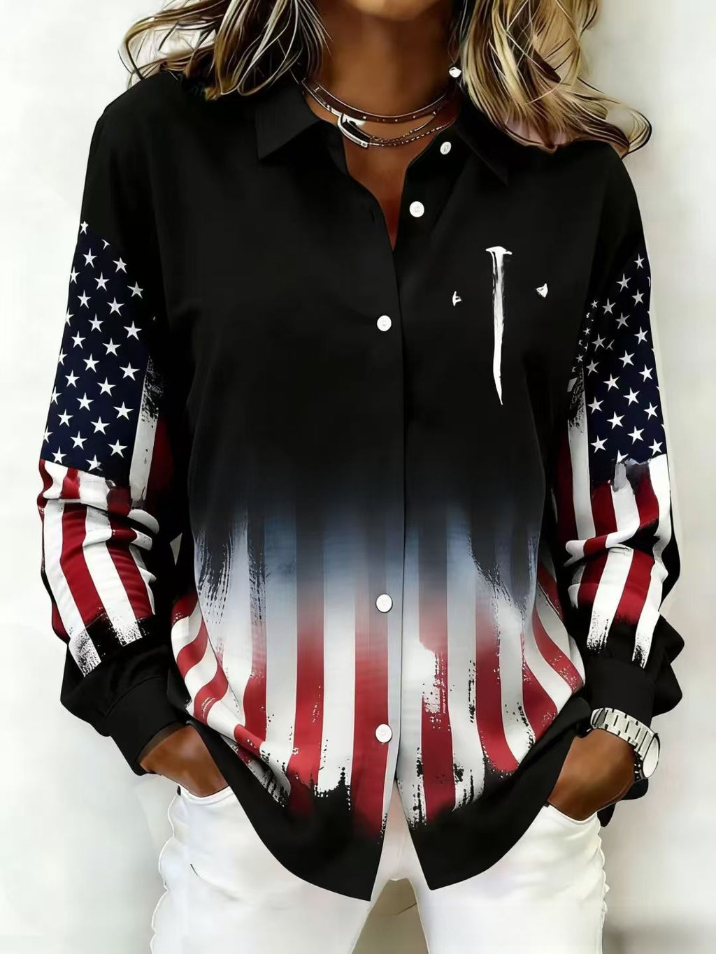 Womens 3D Print Casual T-Shirt
