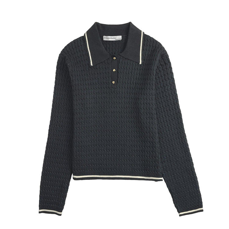 Jersey de cuello redondo para mujer