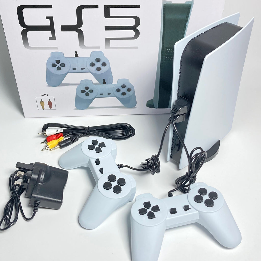 Consola de juegos retro nostálgica con conectividad de TV