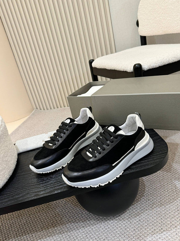 Zapatillas deportivas casuales de cuero para hombre