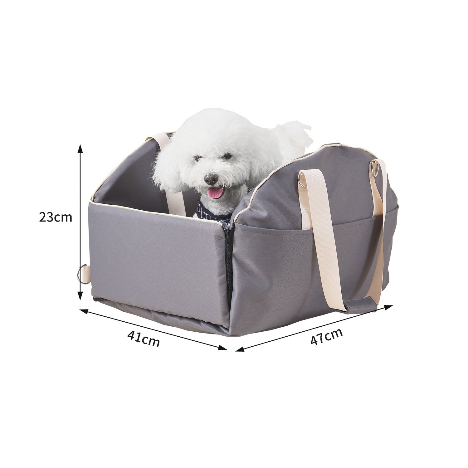 Asiento de seguridad para mascotas y bolsa de transporte