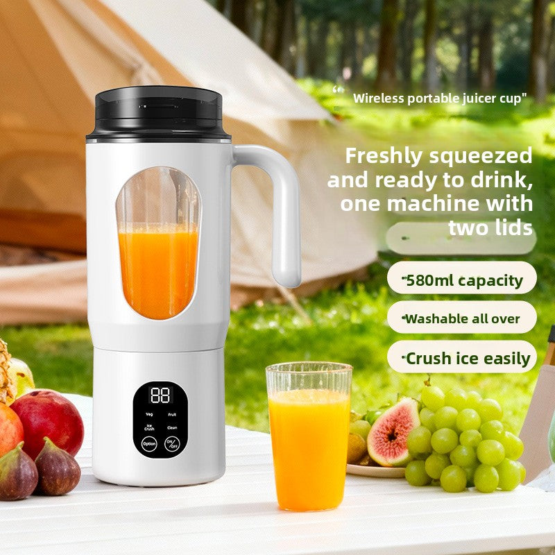 Exprimidor de frutas portátil recargable con separación de pulpa