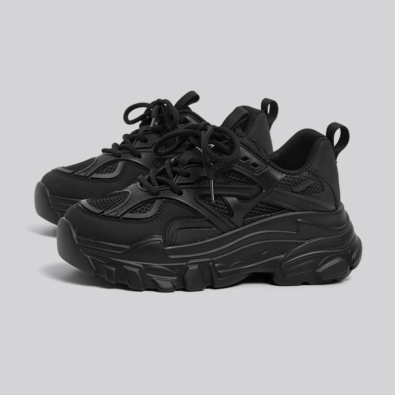 Zapatillas gruesas versátiles y deportivas y adelgazantes para mujer