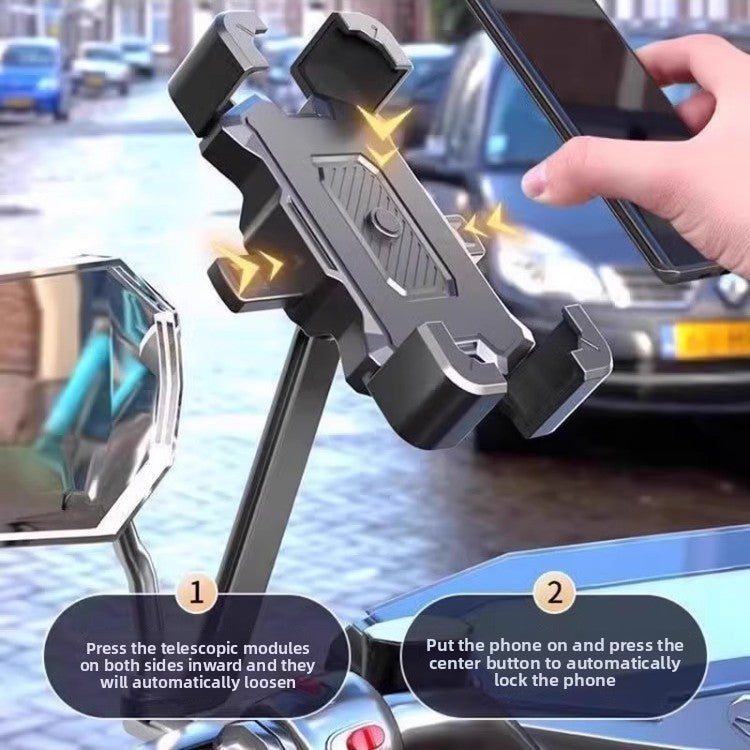 Soporte para teléfono de bicicleta/motocicleta antivibración y antivibración